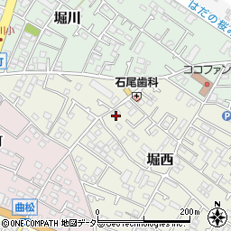 神奈川県秦野市堀西69-3周辺の地図