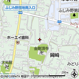 神奈川県平塚市岡崎周辺の地図