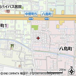 岐阜県大垣市八島町2598-22周辺の地図