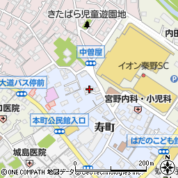 神奈川県秦野市寿町7周辺の地図