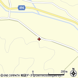 京都府綾部市西方町東周辺の地図