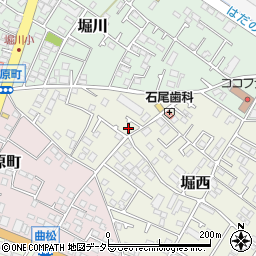 神奈川県秦野市堀西127周辺の地図