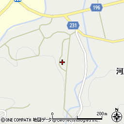 鳥取県鳥取市河原町本鹿71周辺の地図