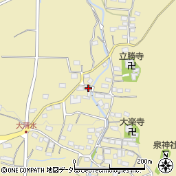 滋賀県米原市大清水191周辺の地図