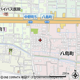 岐阜県大垣市八島町2598-25周辺の地図