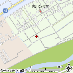 島根県安来市古川町周辺の地図