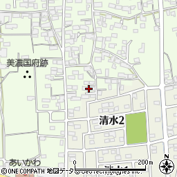 岐阜県不破郡垂井町府中1828-3周辺の地図