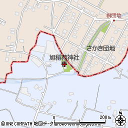 旭稲荷神社周辺の地図