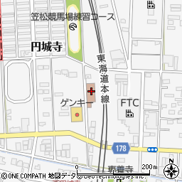 岐阜県羽島郡笠松町円城寺439-1周辺の地図