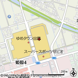 ユニクロゆめタウン出雲店周辺の地図