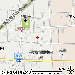 神奈川県平塚市横内994周辺の地図