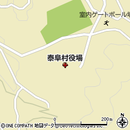 長野県下伊那郡泰阜村周辺の地図