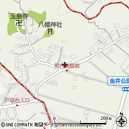 金井町内会館周辺の地図