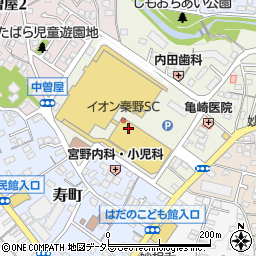 三菱ＵＦＪ銀行イオン秦野店 ＡＴＭ周辺の地図