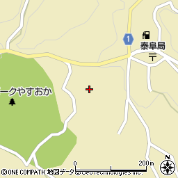 長野県下伊那郡泰阜村3344周辺の地図