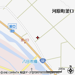 鳥取県鳥取市河原町釜口1371周辺の地図