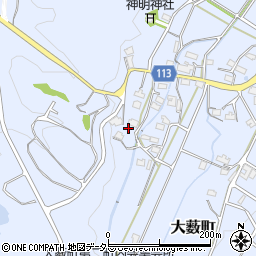岐阜県多治見市大薮町1845周辺の地図