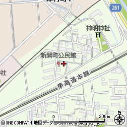 岐阜県大垣市新開町1226-2周辺の地図