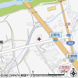 兵庫県養父市上野968周辺の地図