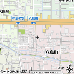 岐阜県大垣市八島町17周辺の地図