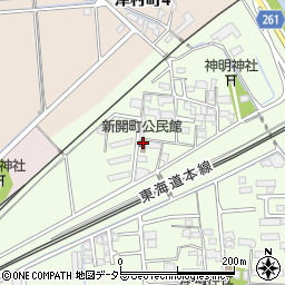 岐阜県大垣市新開町1224周辺の地図