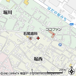 神奈川県秦野市堀西65-10周辺の地図