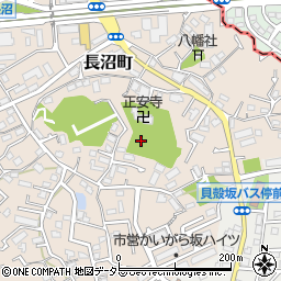 神奈川県横浜市栄区長沼町周辺の地図