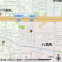 岐阜県大垣市八島町2598-41周辺の地図