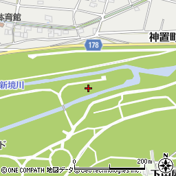 岐阜県各務原市神置町周辺の地図