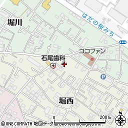 神奈川県秦野市堀西65-9周辺の地図