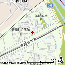 岐阜県大垣市新開町1273周辺の地図