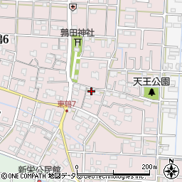 岩田美容室周辺の地図