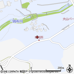 鳥取県伯耆町（西伯郡）口別所周辺の地図