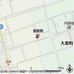 筧医院周辺の地図