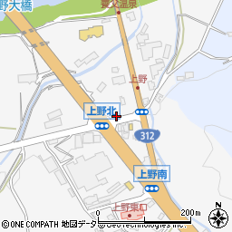 兵庫県養父市上野1033周辺の地図
