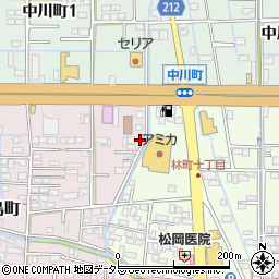 岐阜県大垣市八島町123-3周辺の地図