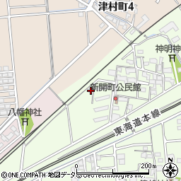 岐阜県大垣市新開町29周辺の地図