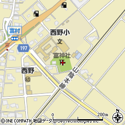 富神社周辺の地図