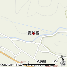 鳥取県八頭郡八頭町安井宿周辺の地図