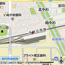 愛知県犬山市犬山畠田周辺の地図