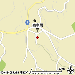 長野県下伊那郡泰阜村3295周辺の地図