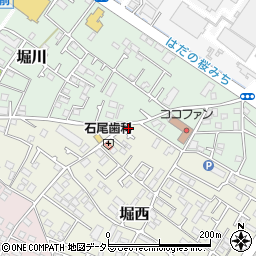神奈川県秦野市堀西65-11周辺の地図