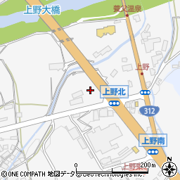 兵庫県養父市上野980周辺の地図