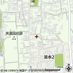 岐阜県不破郡垂井町府中1854周辺の地図