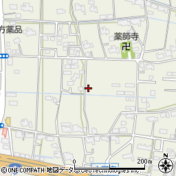 島根県出雲市中野町周辺の地図