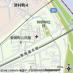岐阜県大垣市新開町1275周辺の地図