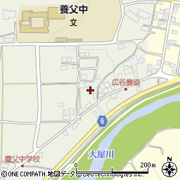 兵庫県養父市十二所964周辺の地図
