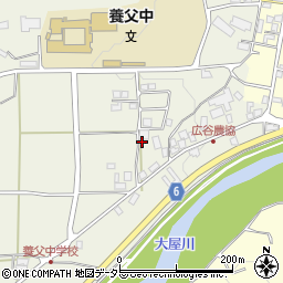 兵庫県養父市十二所962周辺の地図