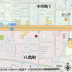 岐阜県大垣市八島町15-2周辺の地図