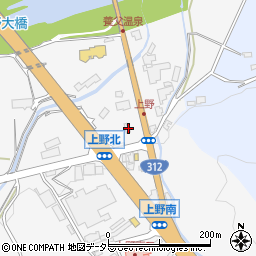 兵庫県養父市上野1034周辺の地図